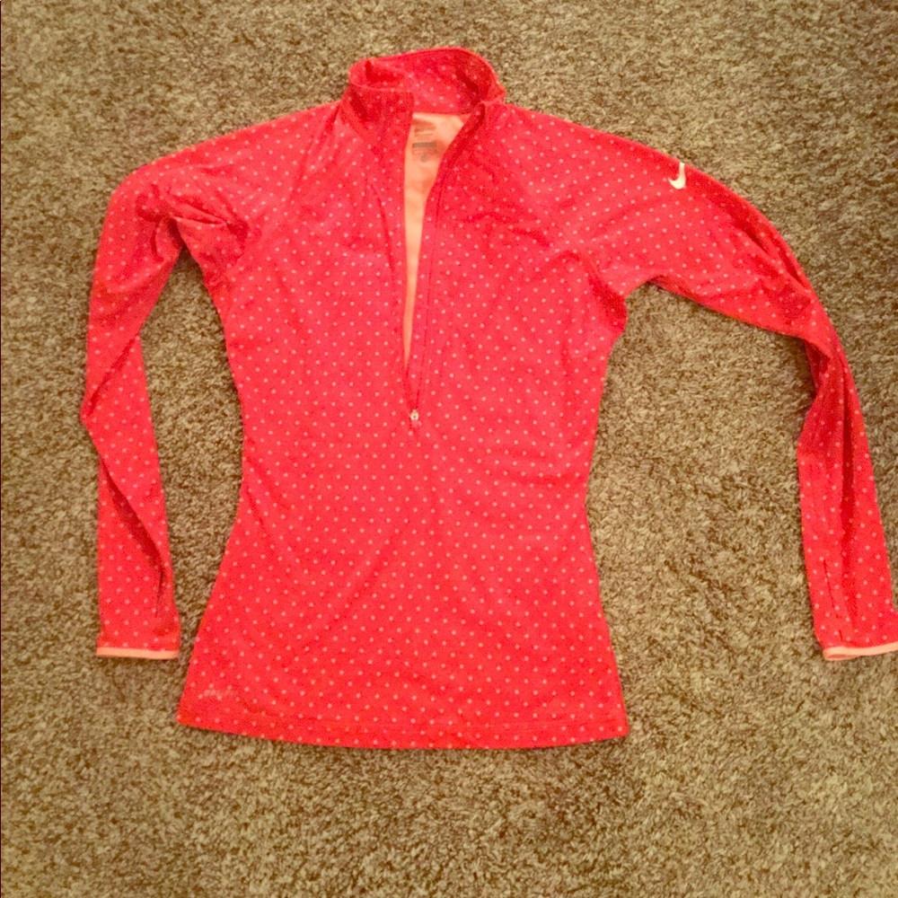 Nike Longsleeve jog top, bright red